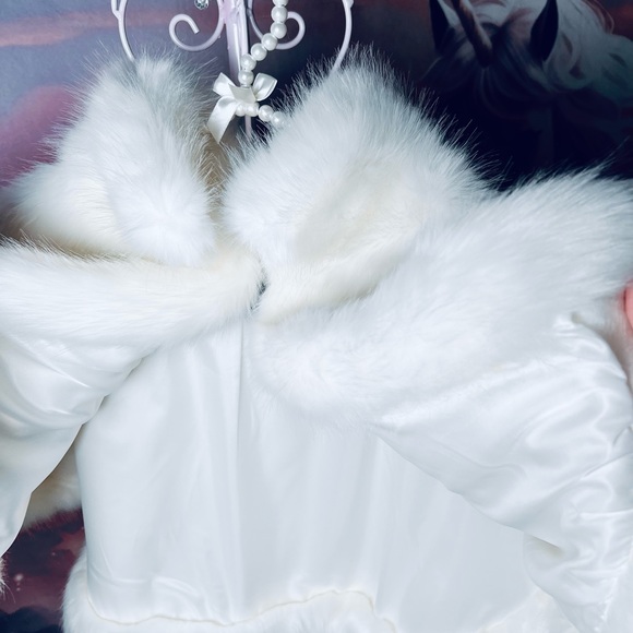 NEW Chic Faux fur coat one size - Picture 5 of 7